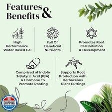 Clonex Rooting Gel - High-Performance Rooting Compound for Plant Cuttings, Co...