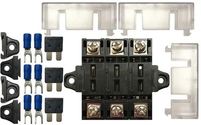 Stack-able Add-on In-line Fuse Holder Panel & Distribution Block for ATO/ATC ...