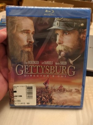 GETTYSBURG New Sealed Blu-ray Director's Cut