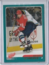 2003-04 Topps #112 Mathieu Schneider Detroit Red Wings