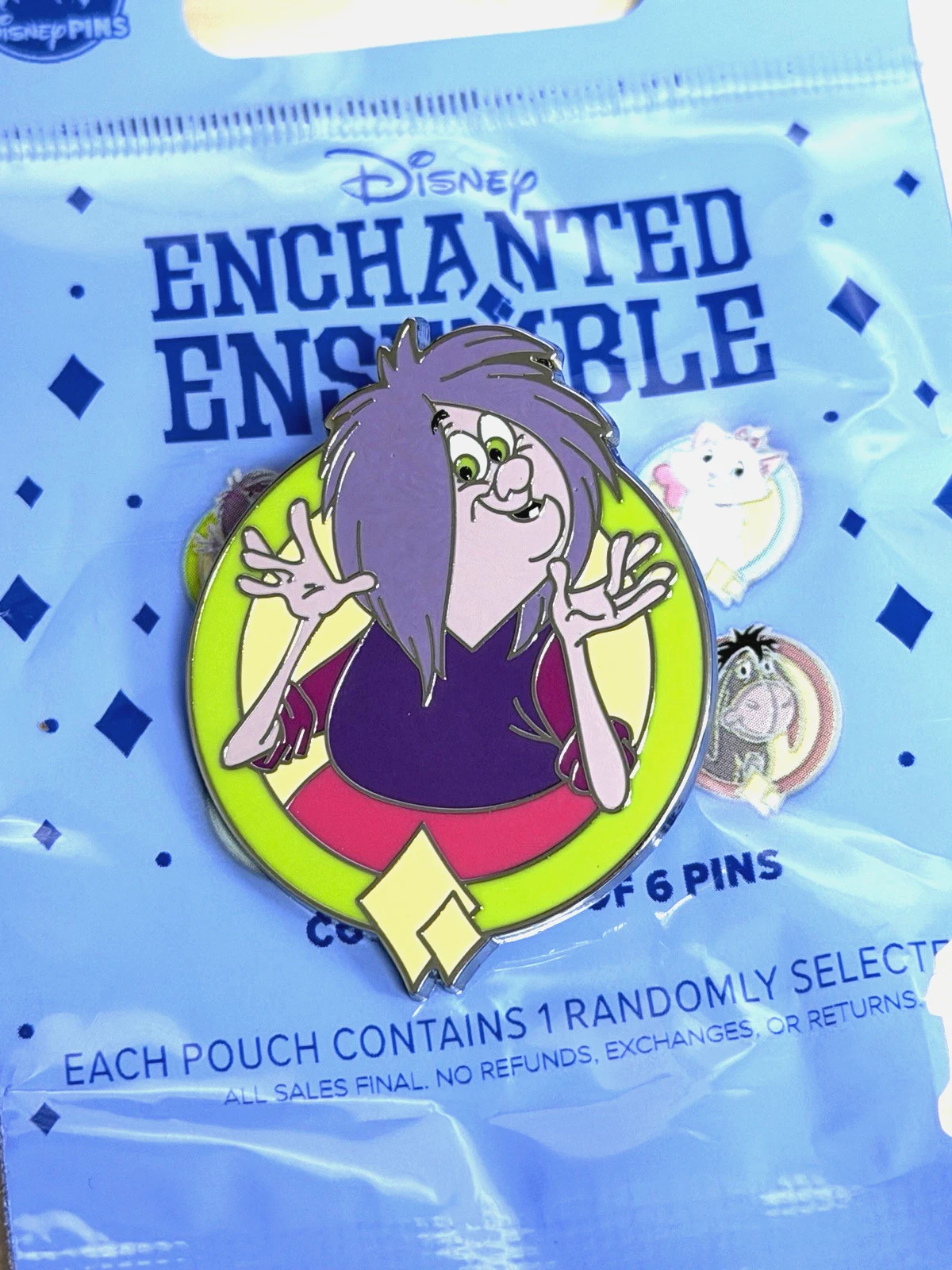 2026 Disney Parks Enchanted Ensemble Mystery Pouch Pin Madame Mim ONLY