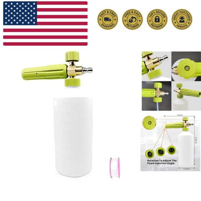 #ad Foam Cannon 1 L Bottle Car Wash Snow Foam Lance with 1 4quot; Quick Connector Pre... $22.35