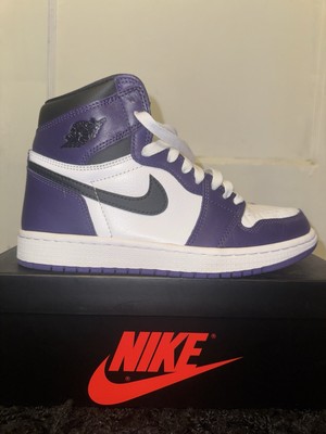 Air Jordan 1 Retro Court Purple 2.0 size 6.5 men s