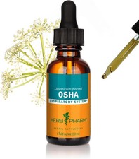Herb Pharm Osha Root Liquid Extract for Respiratory Support - 1 Oz FREE SHIPPING
