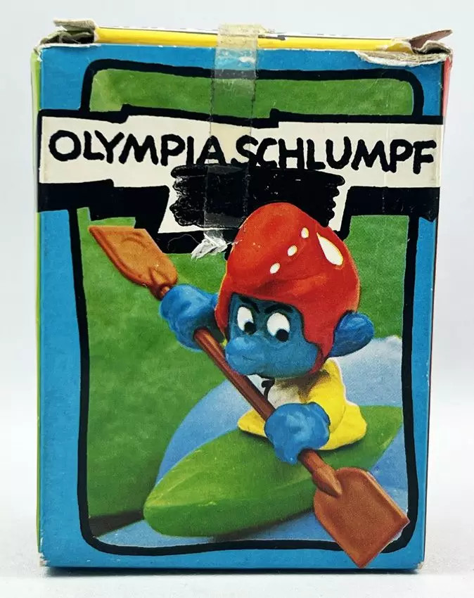 Figurine Schtroumpf kayakiste Schleich 40502 miniature de collection neuve en boite