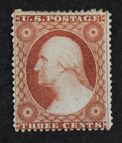 CKStamps: US Stamps Collection Scott#26 3c Washington Mint HR OG Spot Thin