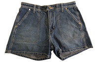 Vintage 90s Jordache Women's Blue Jean mom Shorts Size 11/12 Cotton Denim high