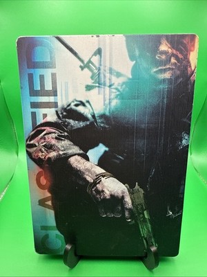 Xbox 360 Call of Duty Black Ops Game Hardened Edition Steel Book CIB Tested