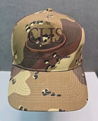 VTG CHS hat Sun Basin Operations Farming Agriculture support camo snapback cap