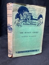 Caravan Library Edition 1928 With DJ The Human Chord By Algernon Blackwood HB