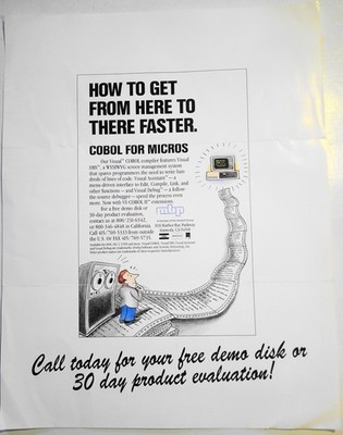 Mbp Visual Cobol Compiler Promo Mailer, 1990