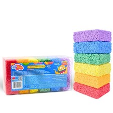 Silly Foam, Creative Modeling Foam Beads, 1-Pack of 6 Primary 1-Pack,