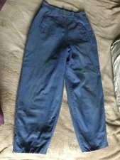 1930s blue cotton rare women’s hiking, sportswear pants 27’’ Waist
