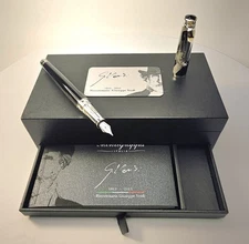 Montegrappa Giuseppe Verdi Bicentenario Limited Fountain Pen 18k Fine Nib - Rare