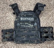 DFNDR QRC 1.0 Plate Carrier Multicam Black Quick Release