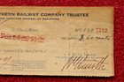1920's Great Northern Railway Employee Pay Check GN Railroad Wisconsin Minnesota — photo 6