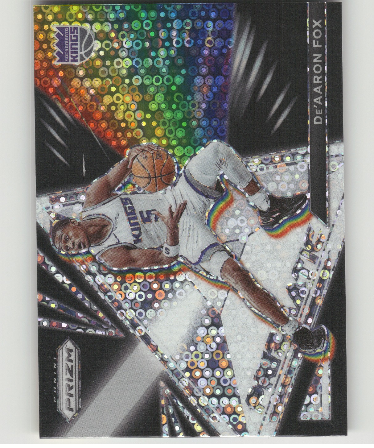 2021 Prizm De'Aaron Fox #24 Prizmatic Fast Break