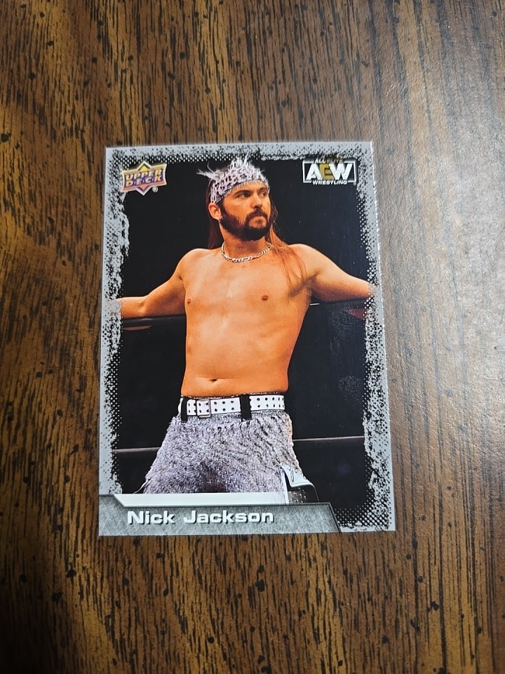 #56 NICK JACKSON 2022 Upper Deck AEW Wrestling YOUNG BUCKS