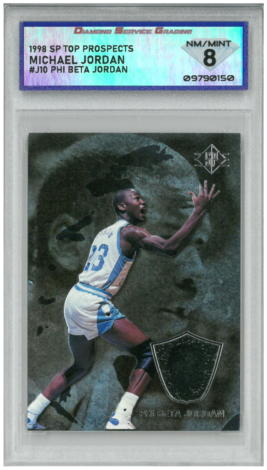 1998 Upper Deck SP Top Prospects MICHAEL JORDAN #J10 Phi Beta 💎 DSG 8 NM/Mint