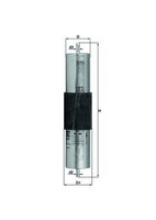 Mahle Kl 66 Kraftstofffilter FüR Alpina,Bmw,Wiesmann