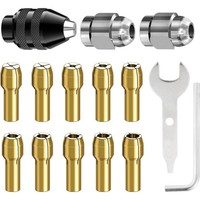 Bohrfutter Spannzangensatz ZubehöRset FüR Dremel 15 StüCk 1/32 Bis 1/8