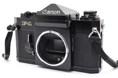 Meter works! [Near MINT] Canon F-1 Eye Level 35mm SLR Film Camera From Japan
