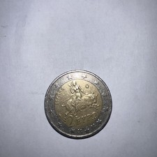 moneta da 2 euro rara Grecia 2002 Con Errore Di Conio E Senza S