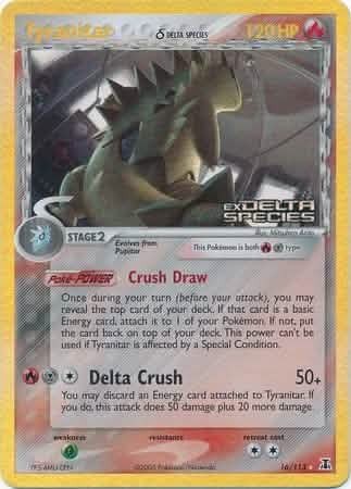 Tyranitar (16/113) (Delta Species) (Stamped) [EX: Delta Species