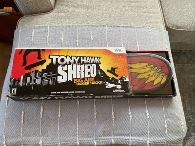 Wii Tony Hawks Shred Big Air Bigger Tricks New Open Box