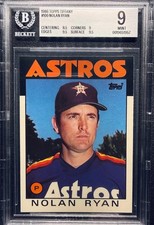 1986 Topps - Nolan Ryan #100 Collector's Edition (Tiffany) BGS 9