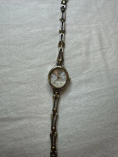 Times Two Tone Vintage Jewelry Style Watch Timeless Appeal