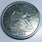 1844-O Seated Liberty Half Dollar Beautiful High Grade Coin Rare Date