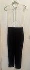 Kate Spade Black & White Colorblock  Sleeveless Jumpsuit Size 6 NWT — photo 5