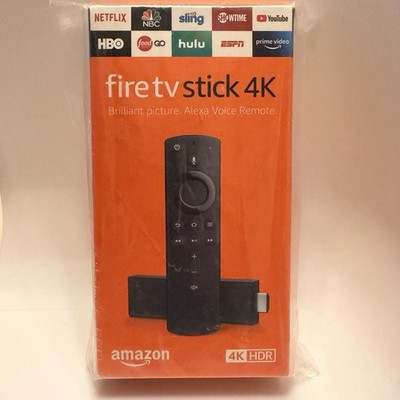 New Amazon Fire TV Stick 4K HDR w/ Alexa Voice Remote (2nd Generation) Sealed