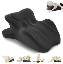 Memory Foam Wedge Couple Pillow Ergonomic Bed Back Support for Angle Poses