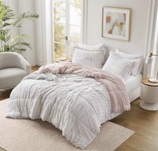 Margot Full/Queen 3pc Down Alternative Faux Fur Comforter Set New In Package