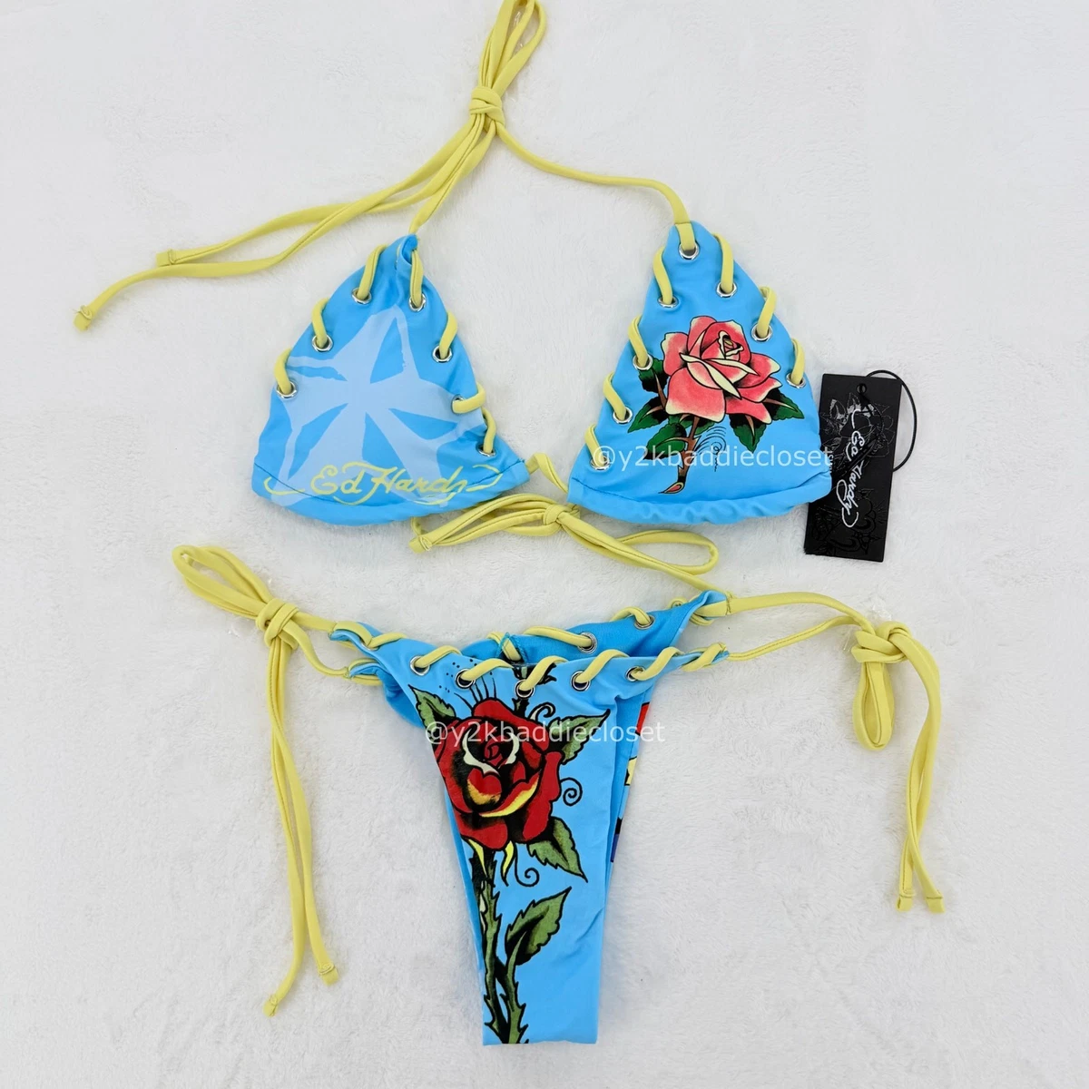 Ed Hardy Blue Bikini Swimwear for Women for sale | eBay