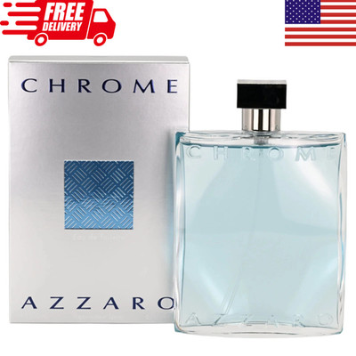 Azzaro Chrome Men s Cologne Eau de Toilette EDT 6.8 oz New in Box