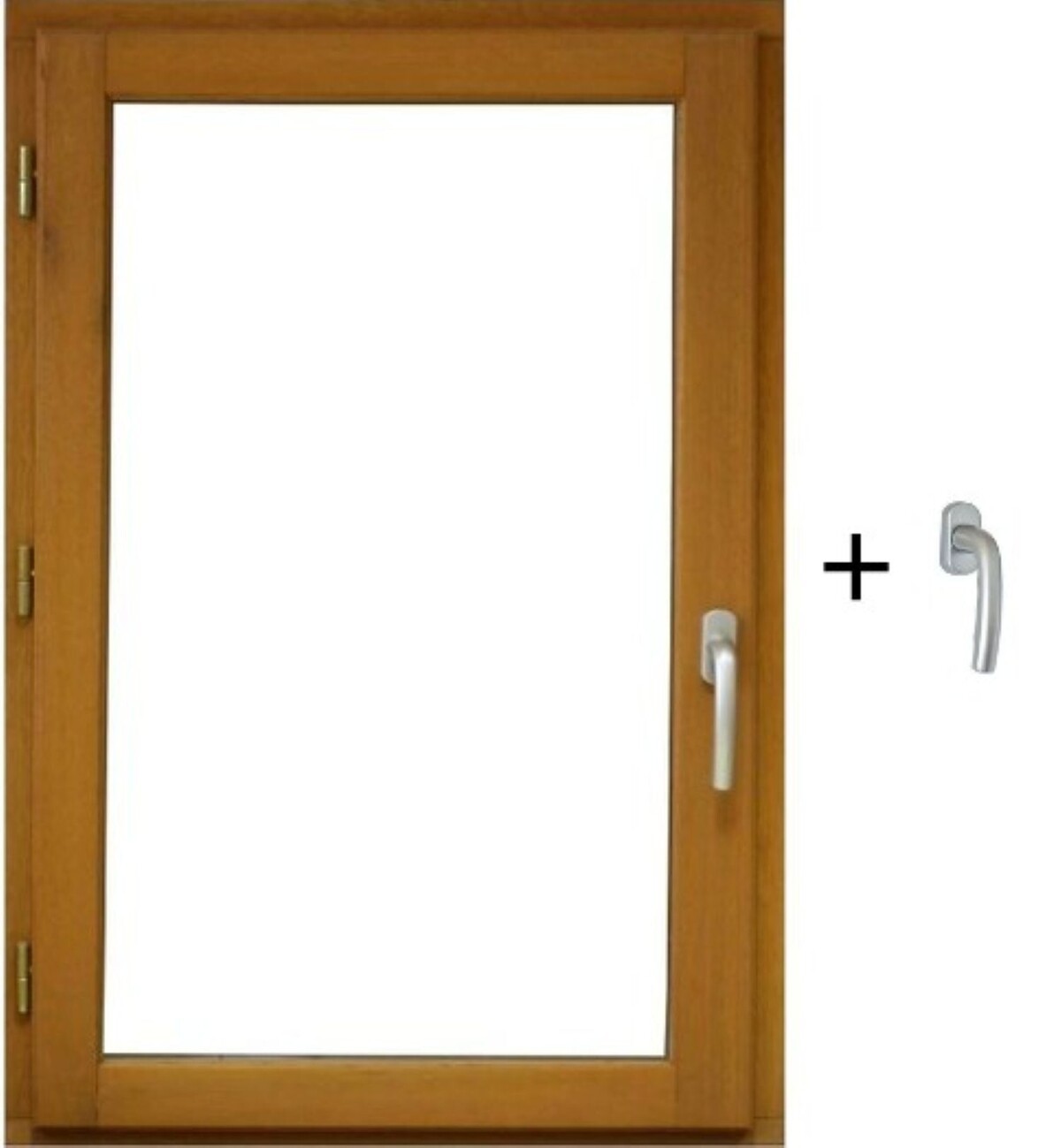 Fenêtre bois 1 vantail ouvrant français H45 L60 tirant gauche fenêtre de toit basse
