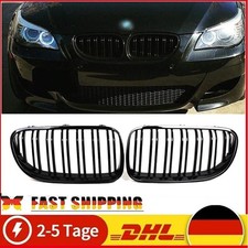 für BMW 3er E92 E93 Nieren Grill Kühlergrill GLANZ SCHWARZ GLANZEN Doppelsteg