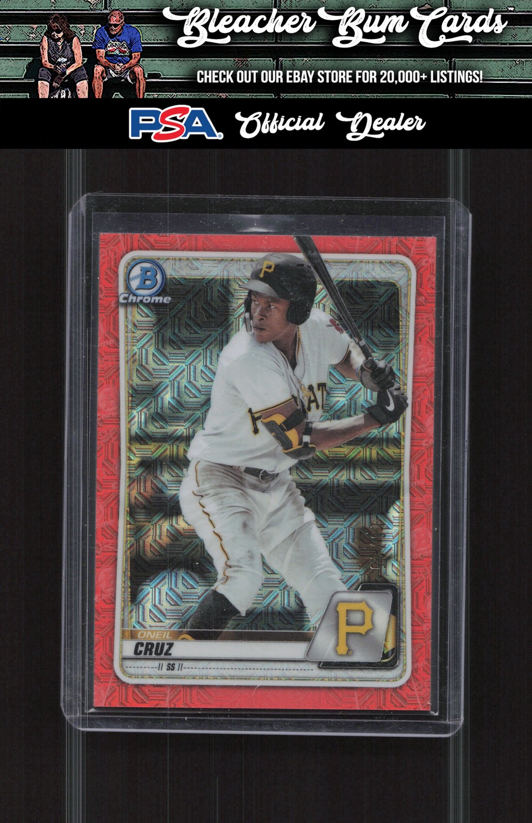 2020 Bowman BCP-111 Oneil Cruz Chrome Prospects Mojo Refractors Orange #/25