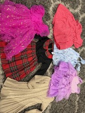 Lot Of 6 Girls Dresses Size 4-5 Cat And Jack Barbie And More