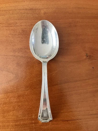 Gorham Fairfax Sterling Silver Demitasse Spoon 4.5” Monogram “H” .727 Ounces