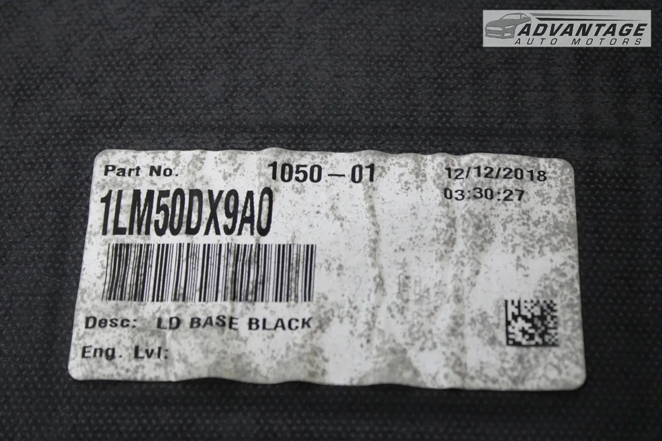 2011-2023 DODGE CHARGER SEDÃ DECK TRASEIRO PRATELEIRA PLACA TAMPA PAINEL ACABAMENTO PRETO FABRICANTE DE EQUIPAMENTO ORIGINAL - Imagem 3 de 4