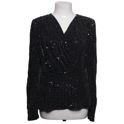 VILA, top à langer, taille : M, noir/argent, élasthanne/fibre métallique/poly... - Photo 1/4