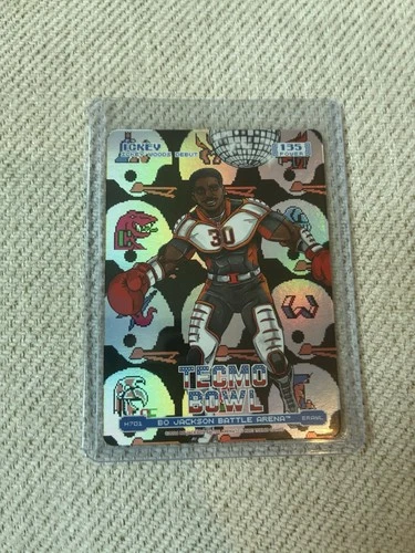 Bo Jackson Battle Arena Tecmo Bowl Ickey Helmet Battlefoil Brawl 135 SP