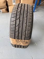1 X 225/55/16 95w Continental MO CPC2 PART WORN TYRE Dot18/21 6.6mm TREAD LEFT