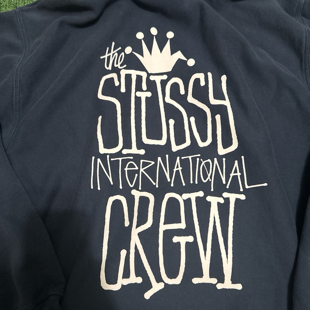 Vintage Stüssy Crown “The Stussy International Crew” Rare Retro 