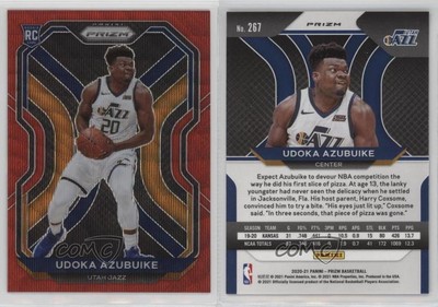 2020-21 Panini Prizm Ruby Wave Prizm Udoka Azubuike #267 Rookie RC
