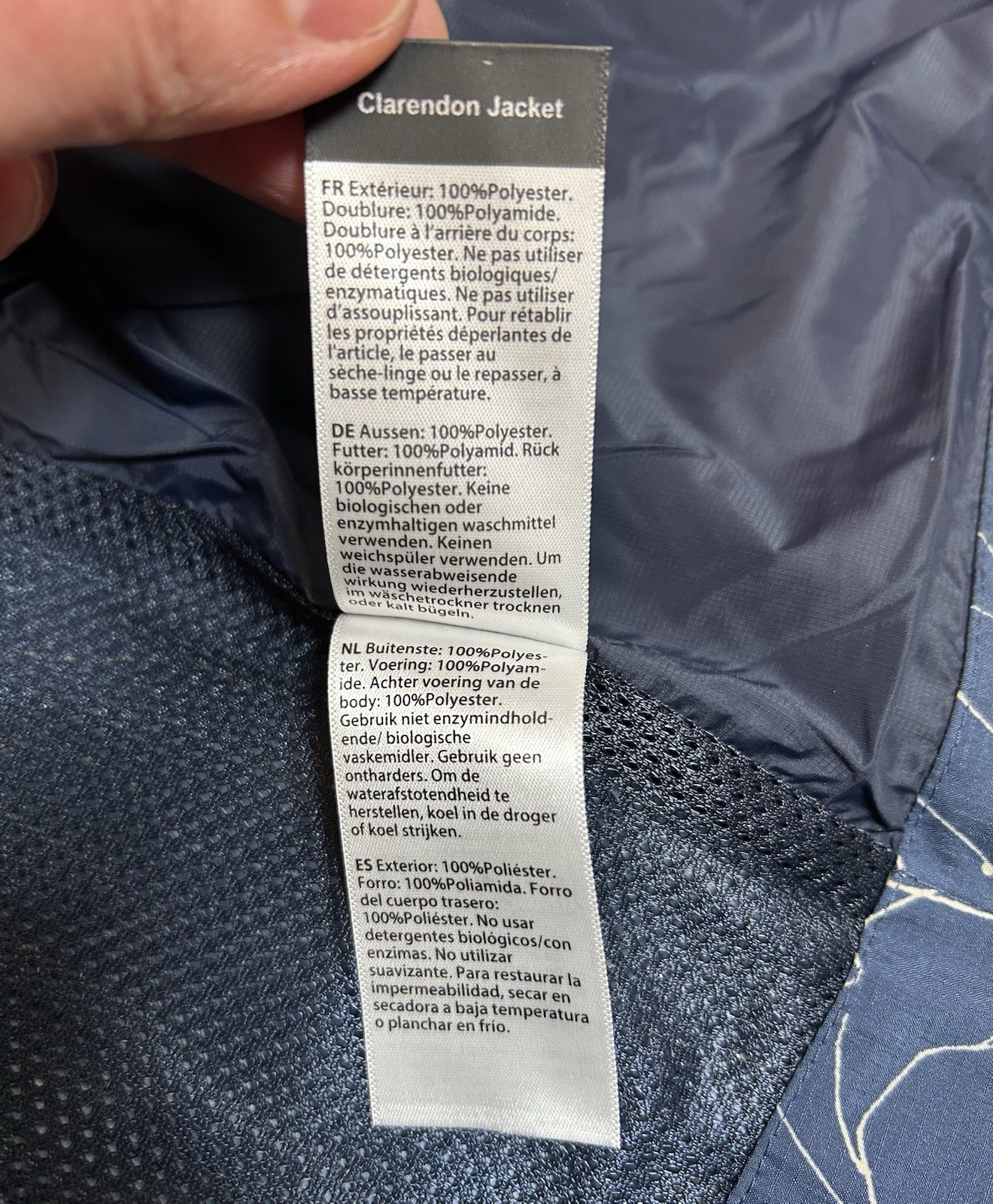 Rohan Womens Clarendon 20/20 Jacket Barricade Waterproof Windproof Blue Size XS image 7